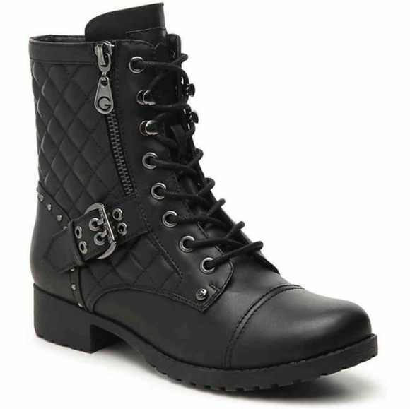 guess balmy combat boot